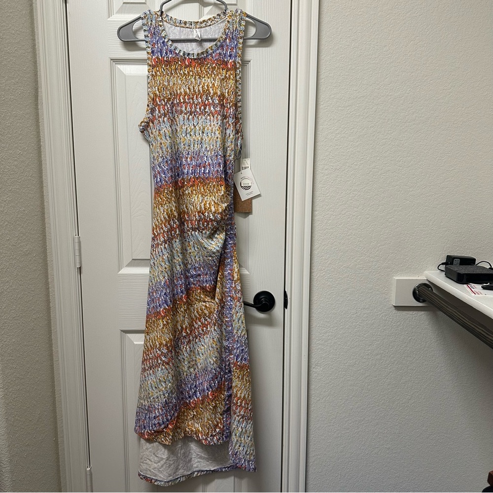 NWT Daily Practice by Anthropologie Mock-Neck Treasure Dress - Picture 10 of 14
